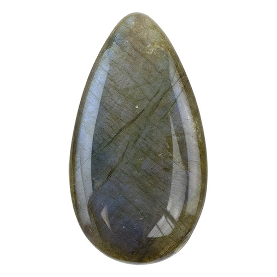 Labradorite Gemstone - Teardrop Cabochon 22mm x 39.5mm - Pkg/1