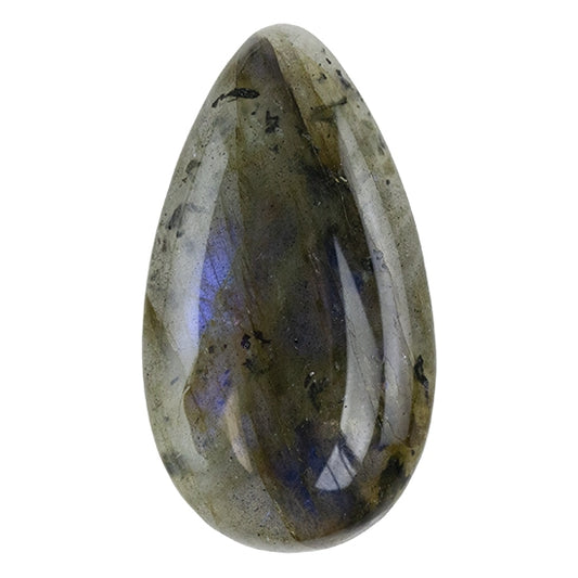 Labradorite Gemstone - Teardrop Cabochon 22.5mm x 40mm - Pkg/1