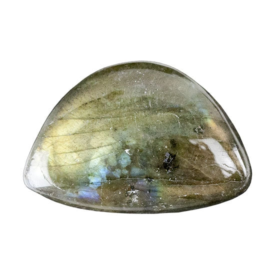 Labradorite Gemstone - Cabochon Half Circle 15mm x 22mm Pkg/1