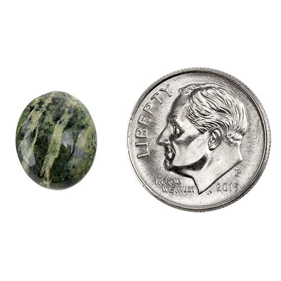 Zebra Jasper Gemstone - Cabochon Oval 10mm x 12mm - Pkg/1