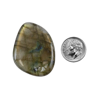 Labradorite Gemstone - Cabochon Freeform 30.5mm x 40mm - Cool Tools