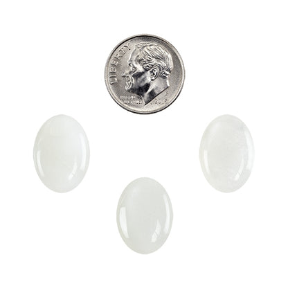 White Moonstone Gemstone - Cabochon - Cool Tools