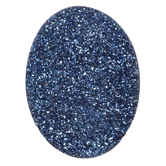 Brazilian Blue Druzy Gemstone Cabochon - Oval - Pkg/1