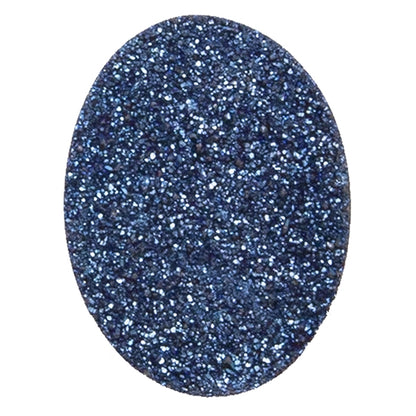 Brazilian Blue Druzy Gemstone Cabochon - Oval - Pkg/1 - Cool Tools