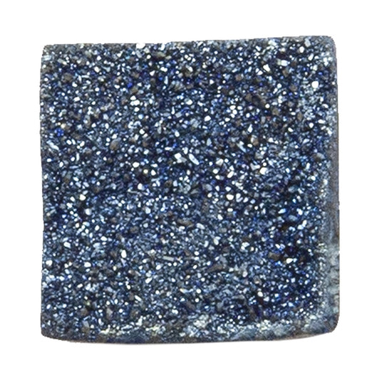 Brazilian Blue Druzy Gemstone Cabochon - Square - Pkg/1