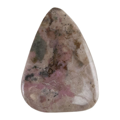 Rhodonite Gemstone - Freeform Cabochon 26mm x 35.5mm - Pkg/1 - Cool Tools