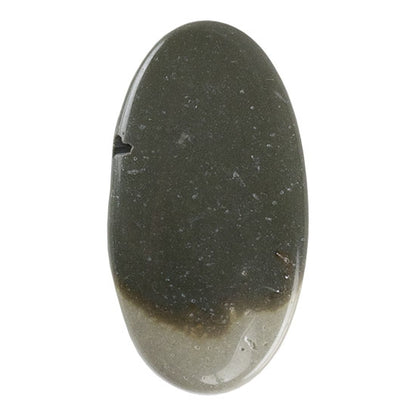 Polychrome Jasper Gemstone - Defective Stone - Oval Pendant 18mm x 33mm - Cool Tools