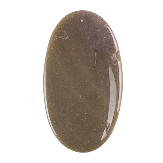 Polychrome Jasper Gemstone - Defective Stone - Oval Pendant 17mm x 30mm