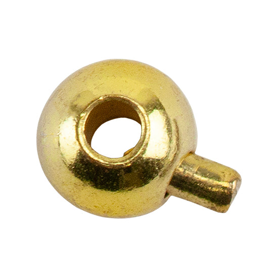 Magical Crimp Loks - Gold Plate .02mm Pkg - 8 Create a professional and secure crimp with ease!  Brass component with gold plate finish. Insert the looped end of .012" - .019" diameter beading wire through the hole. Using a chain or flat nose pliers, firmly press the stopper against the wire.