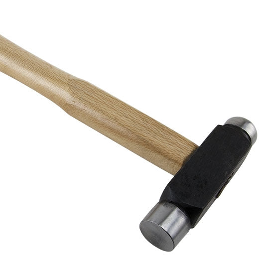 Hammer - Ball-pein Use as a good general purpose studio hammer. General use hammer with one flat end and other end round. Hardwood handle