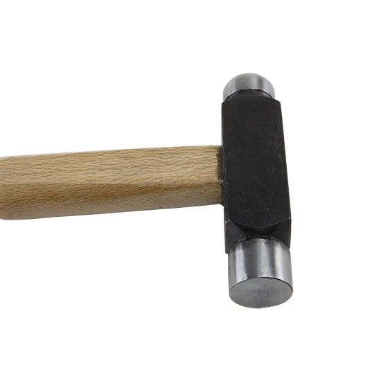 Hammer - Ball-pein Use as a good general purpose studio hammer. General use hammer with one flat end and other end round. Hardwood handle