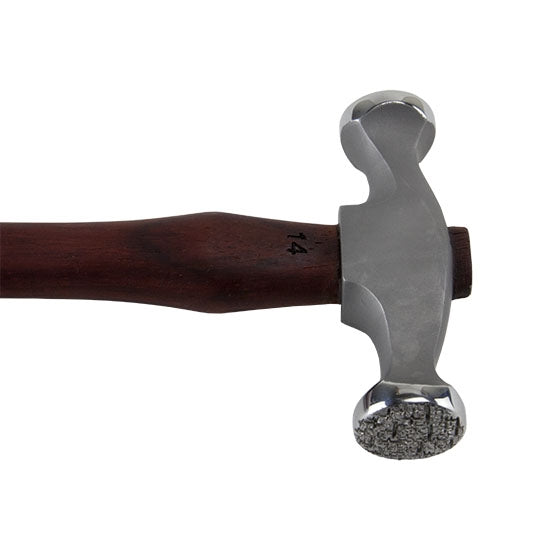 Fretz Texturing Hammer - Raw Silk with wood handle