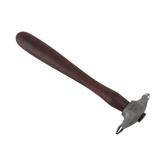 Fretz Texturing Hammer - Circle Imprints with wood handle