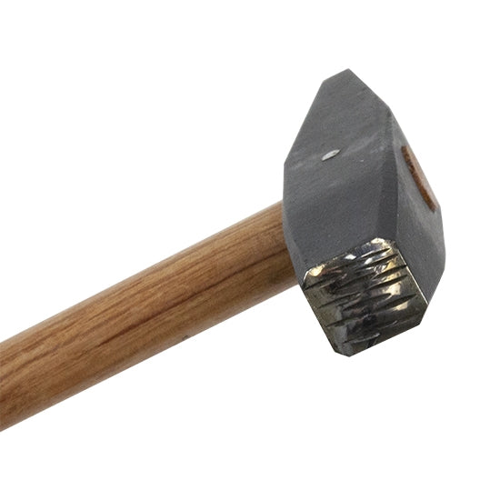 Wubbers® Artisan's Mark Hammer - Square Texture with wood handle