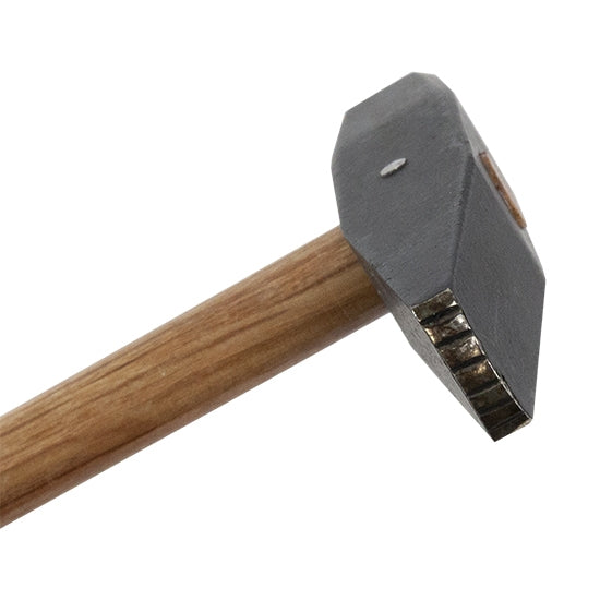 Wubbers® Artisan's Mark Hammer - Square Texture with wood handle