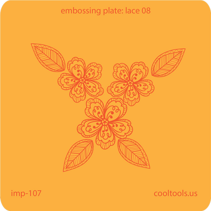 Jewelry Embossing Plate - Lace 08 - Cool Tools