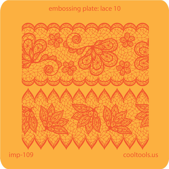 Jewelry Embossing Plate - Lace 10