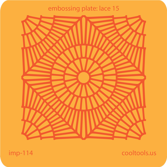 Jewelry Embossing Plate - Lace 15