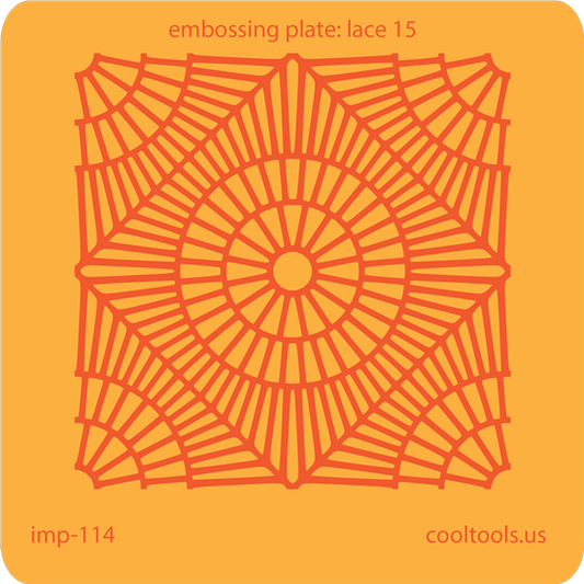 Jewelry Embossing Plate - Lace 15