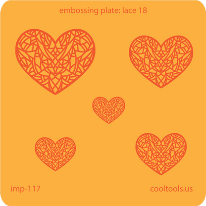 Jewelry Embossing Plate - Lace 18 - Cool Tools