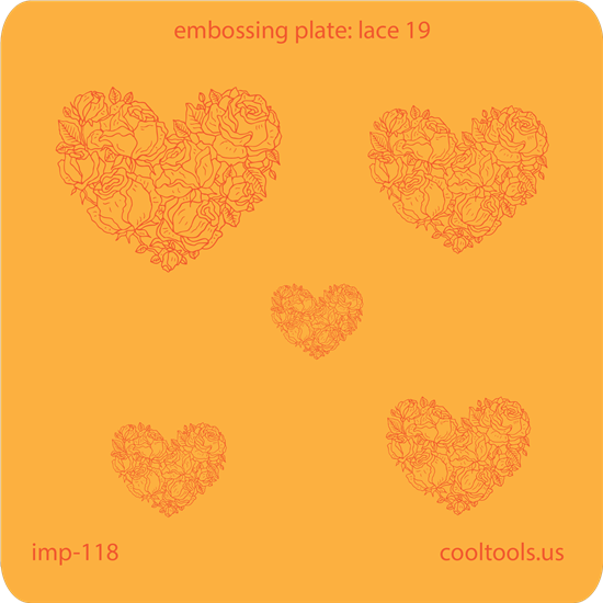 Jewelry Embossing Plate - Lace 19