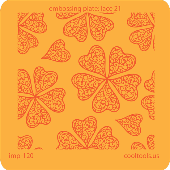 Jewelry Embossing Plate - Lace 21