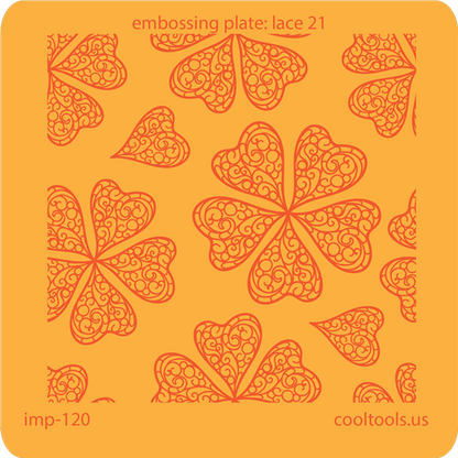 Jewelry Embossing Plate - Lace 21 - Cool Tools