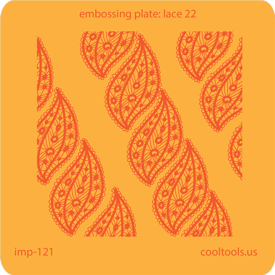 Jewelry Embossing Plate - Lace 22