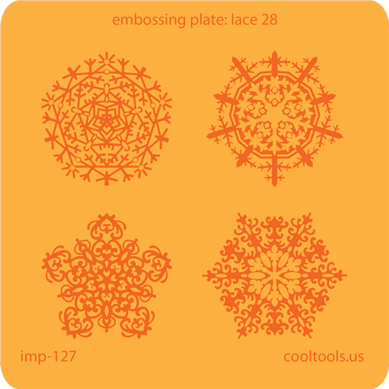 Jewelry Embossing Plate - Lace 28