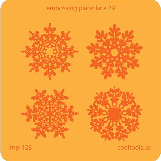 Jewelry Embossing Plate - Lace 29