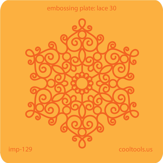 Jewelry Embossing Plate - Lace 30