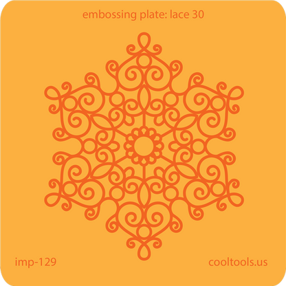Jewelry Embossing Plate - Lace 30 - Cool Tools
