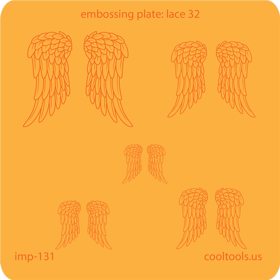 Jewelry Embossing Plate - Lace 32