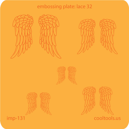 Jewelry Embossing Plate - Lace 32 - Cool Tools