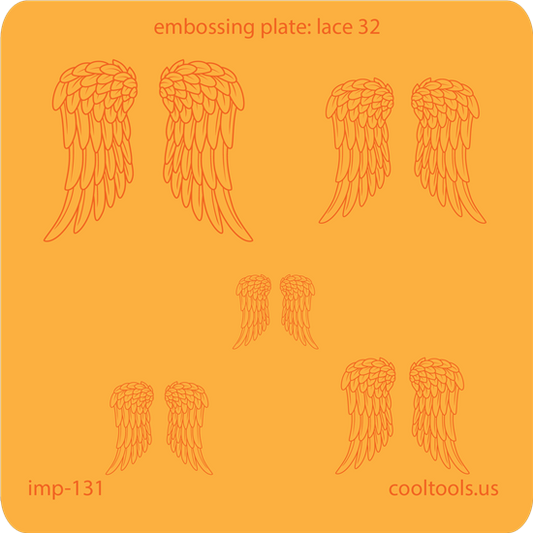 Jewelry Embossing Plate - Lace 32