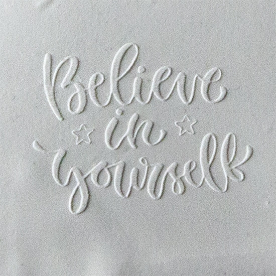 Jewelry Embossing Plate - Believe in Yourself