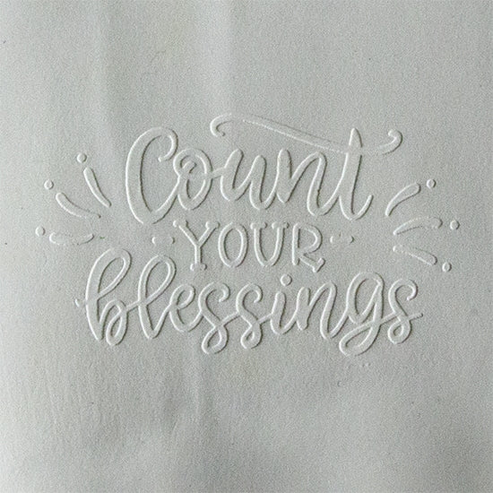 Jewelry Embossing Plate - Count Your Blessings