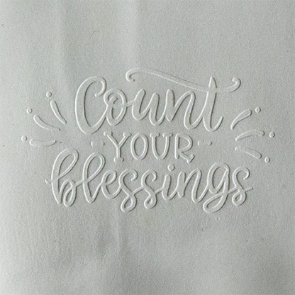 Jewelry Embossing Plate - Count Your Blessings - Cool Tools