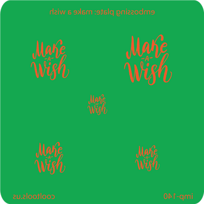 Jewelry Embossing Plate - Make a Wish - Cool Tools