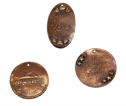 Jewelry Embossing Plate - All You Need is Love - Cool Tools