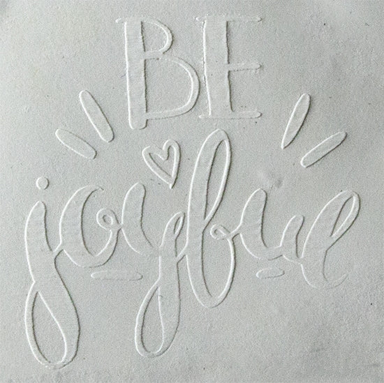 Jewelry Embossing Plate - Be Joyful