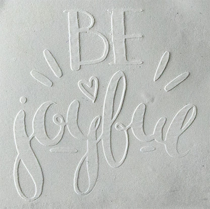 Jewelry Embossing Plate - Be Joyful - Cool Tools