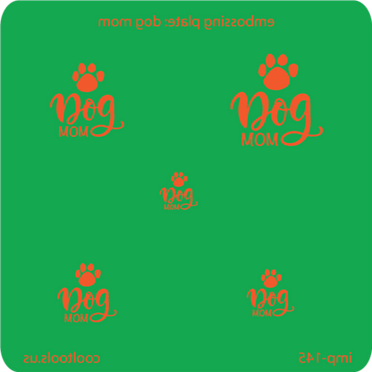 Jewelry Embossing Plate - Dog Mom - Cool Tools