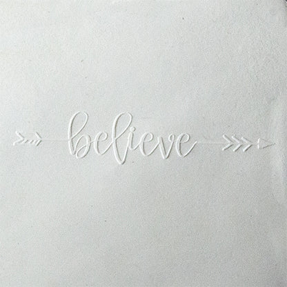 Jewelry Embossing Plate - Believe - Cool Tools