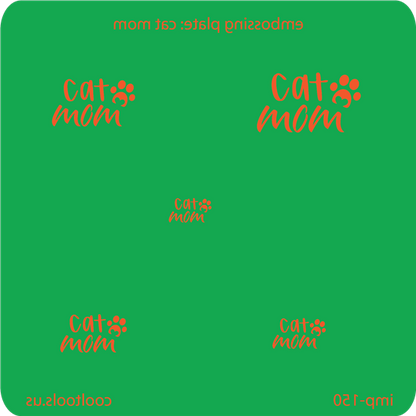 Jewelry Embossing Plate - Cat Mom - Cool Tools