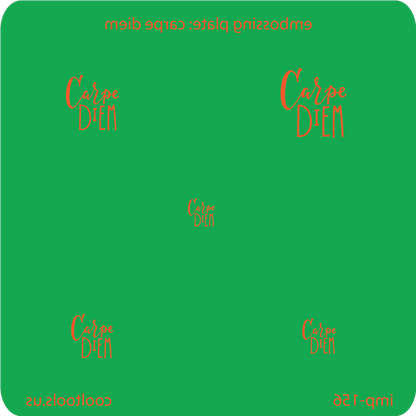 Jewelry Embossing Plate - Carpe Diem - Cool Tools