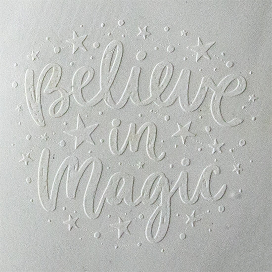 Jewelry Embossing Plate - Believe in Magic