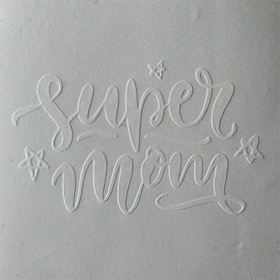 Jewelry Embossing Plate - Super Mom