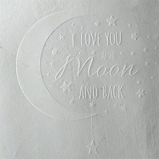 Jewelry Embossing Plate - I Love You to the Moon and Back