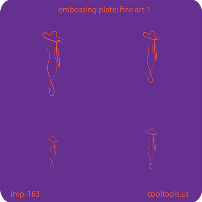 Jewelry Embossing Plate - Fine Art 1 - Cool Tools